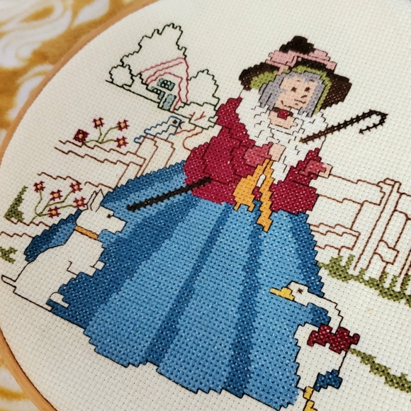 Mother Goose Cross Stitch / Embroidery - Picture 2 of 4
